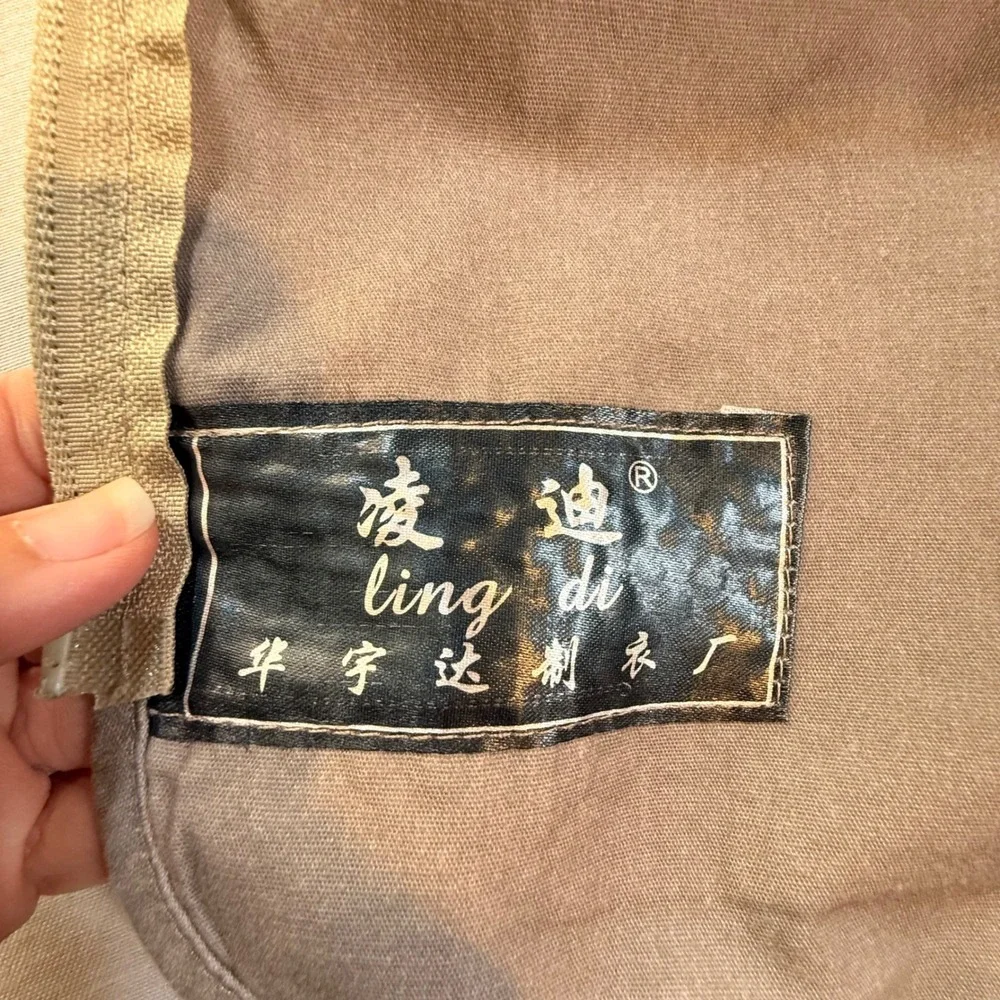 Ling Di Fishing Vest Mens M Grey Good‎ Mesh Utility Multi-Pocket Outdoor Photo